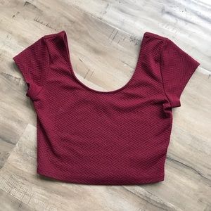 LA HEARTS CROP TOP